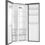 Haier 521 Litre Side By Side American Fridge Freezer - Silver - Image 3