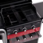 Char-Broil Gas2Coal 330 - 3 Burner Dual Fuel BBQ Grill with Side Burner - Image 7