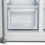electriQ 430 Litre Side-By-Side American Fridge Freezer - Silver - Image 6
