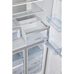 Hisense 432 Litre Four Door American Fridge Freezer With Dual Cooling - Stainless steel - Image 7
