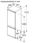 Bosch Series 4 270 Litre 70/30 Integrated Fridge Freezer - Image 5