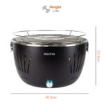 electriQ Portable Smokeless BBQ - Lotus Style with Fan - Image 4