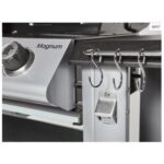 Outback Magnum - 3 Burner Gas BBQ Grill with Side Burner - Black & Silver - Image 12