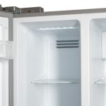 electriQ 430 Litre Side-By-Side American Fridge Freezer - Silver - Image 4