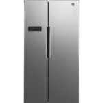 Hoover 521 Litre Side-By-Side American Fridge Freezer - Stainless steel