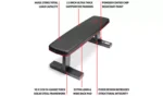 Marcy SB-10510 Deluxe Flat Workout Weight Bench - Image 5