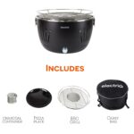 electriQ Portable Smokeless BBQ XL - Lotus Style with Fan - Image 3