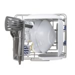 electriQ Freestanding Mini Table Top Portable Dishwasher - White - Image 2