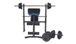 Pro Fitness Folding Workout Bench with 50kg Weight Package - Image 4