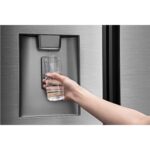 Hisense 596 Litre French Style American Fridge Freezer With Super Cooling - Stainless Steel Look - Image 4