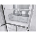 LG 506 Litre Four Door American Fridge Freezer With NatureFresh - Shiny Steel - Image 3