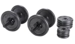 Opti Cast Iron Dumbbell Set - 20kg - Image 3