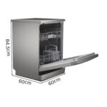 Bosch Series 2 12 Place Settings Freestanding Dishwasher - Silver - Image 7