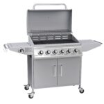 Boss Grill Georgia Classic - 6 Burner Gas BBQ Grill with Side Burner - Silver - Image 3