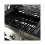 Outback Meteor - 4 Burner Gas BBQ Grill with Side Burner - Red - Image 4