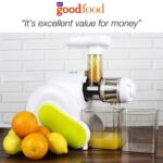 electriQ Horizontal Slow Masticating Cold Press Juicer Machine - Image 8