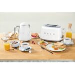 Smeg White Retro 2 Slice Toaster - Image 2