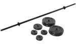 Opti Cast Iron Bar and Dumbbell Set - 48.8kg - Image 6