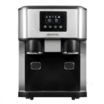electriQ Countertop Ice Maker With Ice Crusher and Water Dispenser in Stainless Steel/Black - Image 4