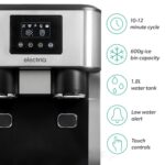 electriQ Countertop Ice Maker With Ice Crusher and Water Dispenser in Stainless Steel/Black - Image 11