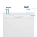 electriQ 12 Place Settings Freestanding Dishwasher - White - Image 4