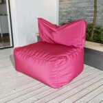 Pink Outdoor Water Resistant Bean Bag Chair - Como