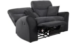 Home Harry Fabric 2 Seater Recliner Sofa - Charcoal