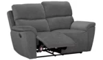 Home Sandy 2 Seater Manual Recliner Sofa - Charcoal