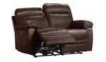 Home Paolo 2 Seater Power Recliner Sofa - Chocolate