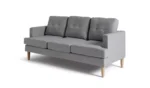 Habitat Joshua Fabric 3 Seater Sofa - Light Grey