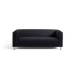 Home Moda Fabric 3 Seater Sofa - Black