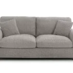 Habitat Lisbon Fabric 3 Seater Sofa - Grey