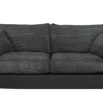 Home Harry Fabric 3 Seater Sofa - Charcoal