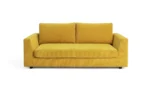 Habitat Brixley Fabric 3 Seater Sofa - Yellow