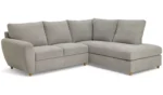 Habitat Ashford Fabric Right Corner Chaise Sofa - Grey