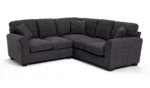 Habitat Lisbon Fabric Corner Sofa - Charcoal
