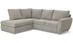 Habitat Ashford Fabric Left Corner Chaise Sofa - Grey