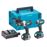 MAKITA DLX2145TJ 18V 2 X 5.0AH LI-ION LXT CORDLESS COMBI DRILL & IMPACT DRIVER TWIN PACK