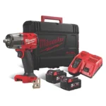 MILWAUKEE M18 FMTIW2F12-502X FUEL 18V 2 X 5.0AH LI-ION REDLITHIUM BRUSHLESS CORDLESS IMPACT WRENCH
