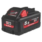 MILWAUKEE M18 HB5.5 18V 5.5AH LI-ION REDLITHIUM HIGH OUTPUT BATTERY