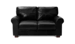Habitat Salisbury Leather 2 Seater Sofa - Black