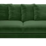 Habitat Swift Velvet 2 Seater Sofa - Moss Green