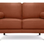 Habitat Jackson Leather 2 Seater Sofa - Tan
