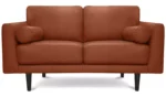 Habitat Jackson Leather 2 Seater Sofa - Tan