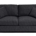 Habitat Lisbon Small Double Fabric Sofa Bed - Charcoal