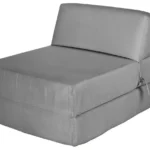 Kaikoo Single Cotton Chair Bed - Flint Grey