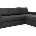 Home Miller Right Corner Chaise Sofa Bed - Grey