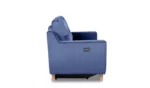 Habitat Emerson Velvet 2 Seater Recliner Sofa - Navy Blue - Image 10