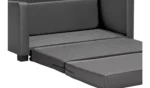 Home Lucy 2 Seater Fabric Sofa Bed - Charcoal - Image 4
