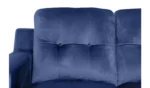 Habitat Emerson Velvet 2 Seater Recliner Sofa - Navy Blue - Image 11